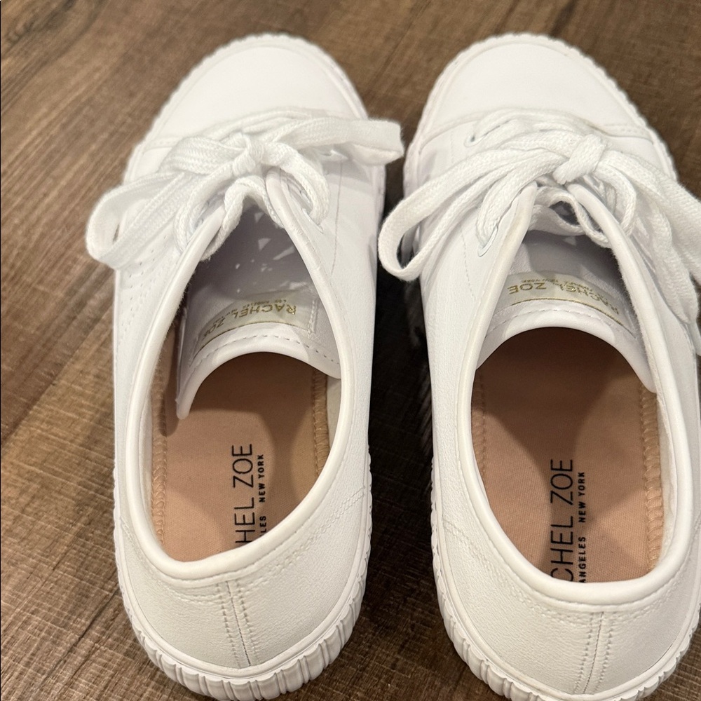 Rachel Zoe Classic White Sneakers - Picture 12 of 12